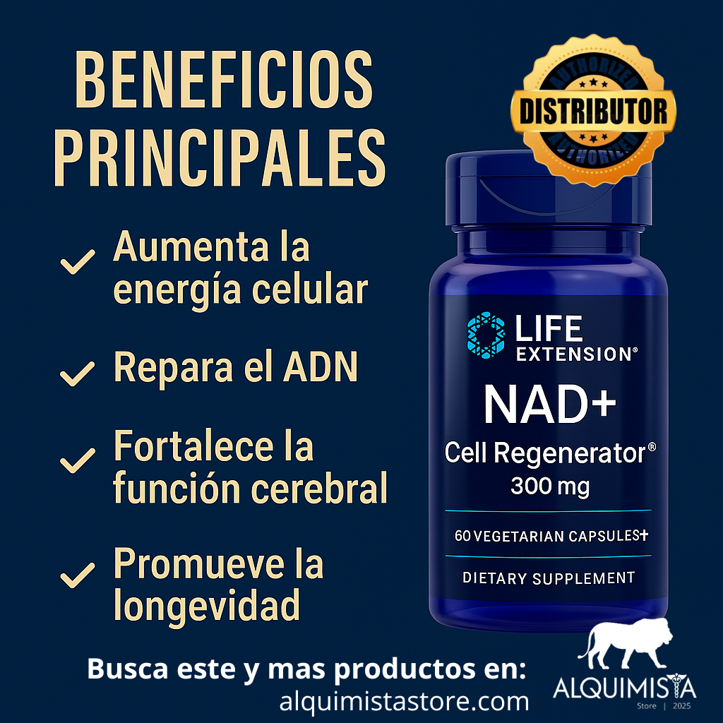 NAD+ con Resveratrol – Life Extension 30 caps