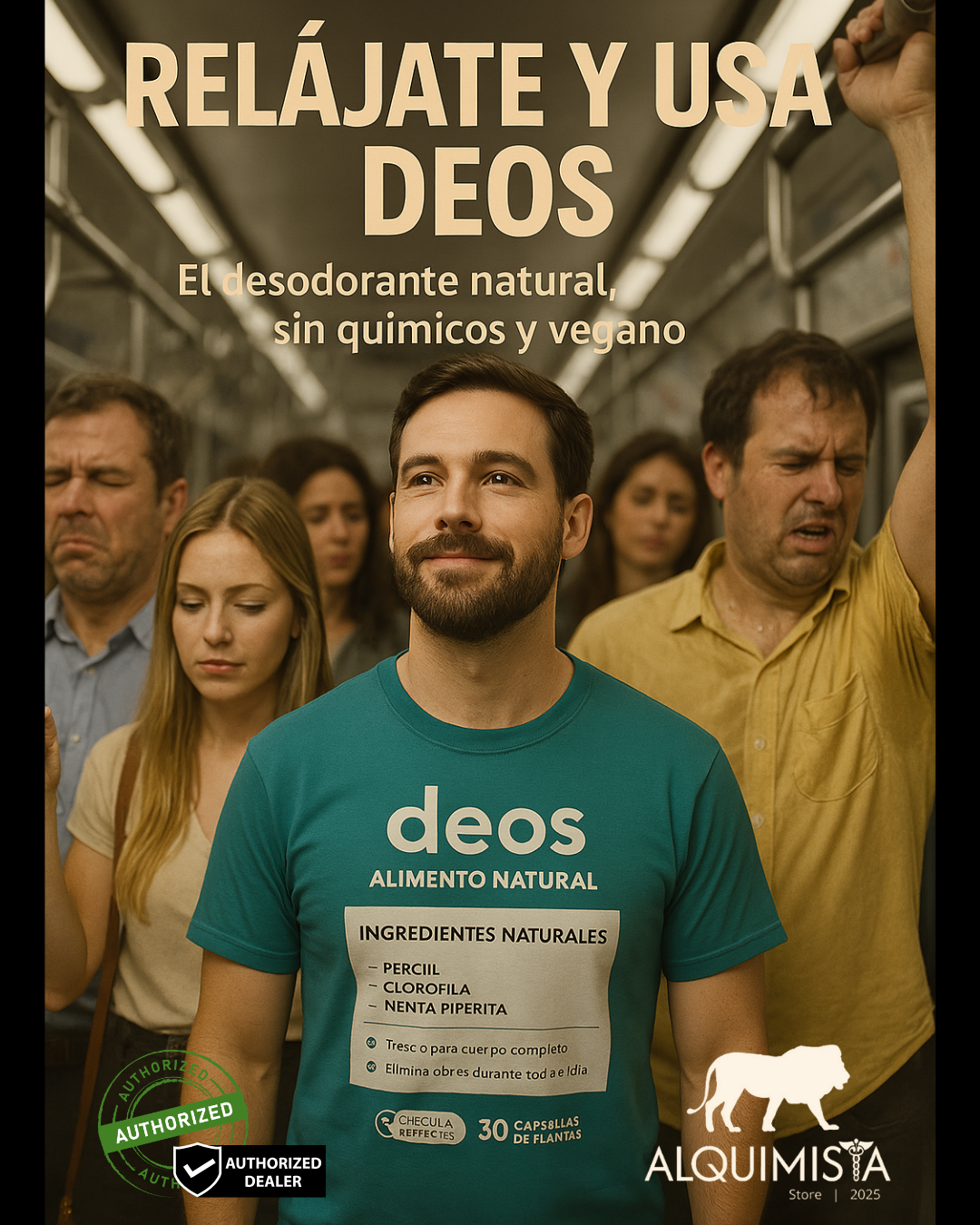 Deos 30cap ~ Desodorante interno 100% natural