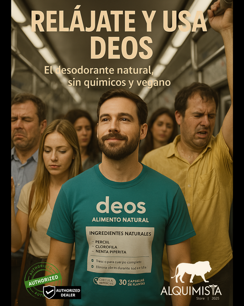 Deos 30cap ~ Desodorante interno 100% natural