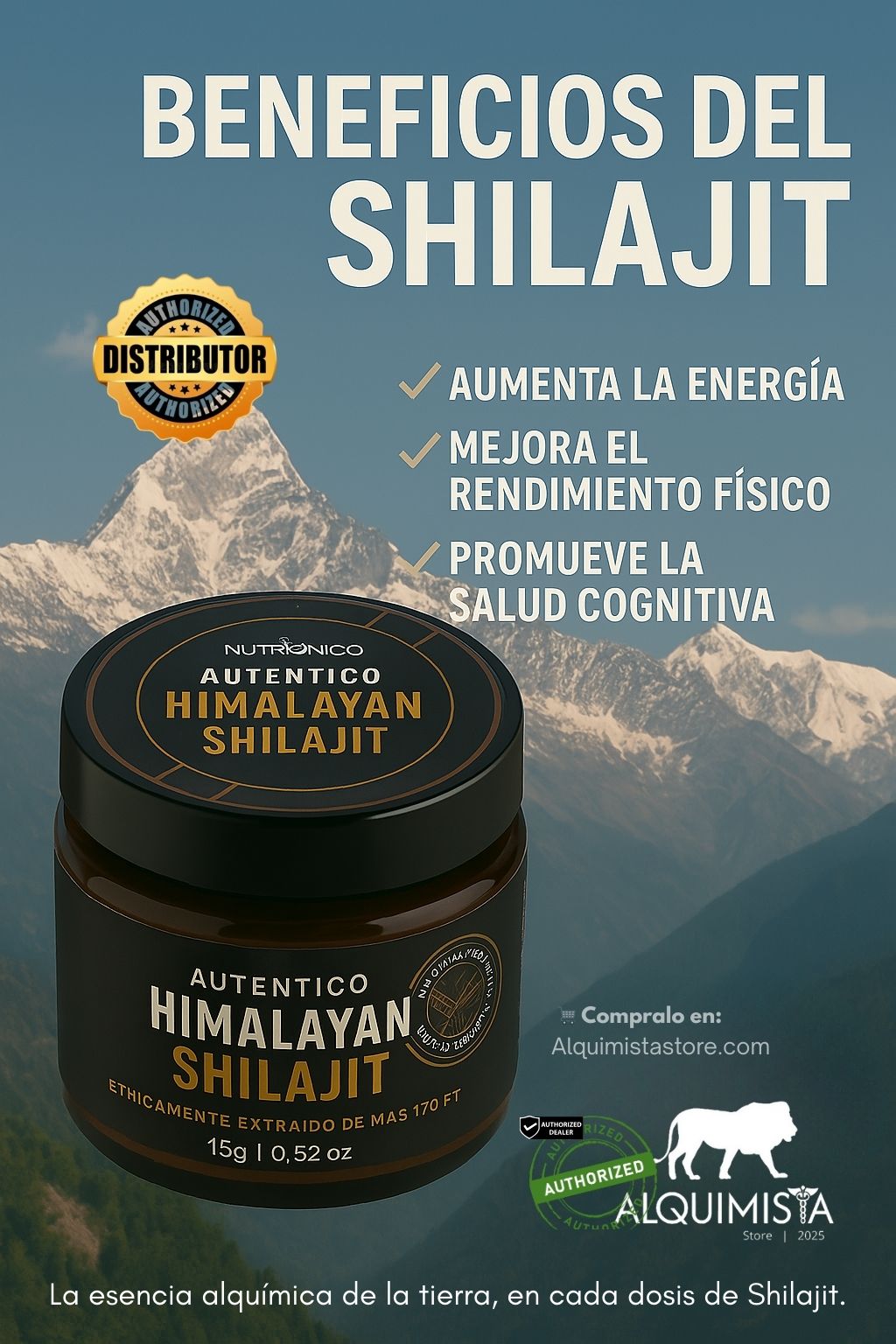 Shilajit: El Oro Negro de los Himalayas ha Llegado a Alquimista Store