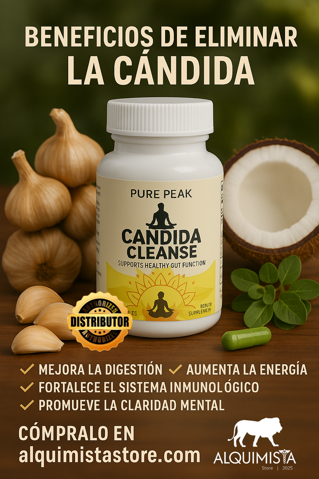 🌿✨ Candida Cleanse – Limpia tu interior, libera tu mente ✨🌿