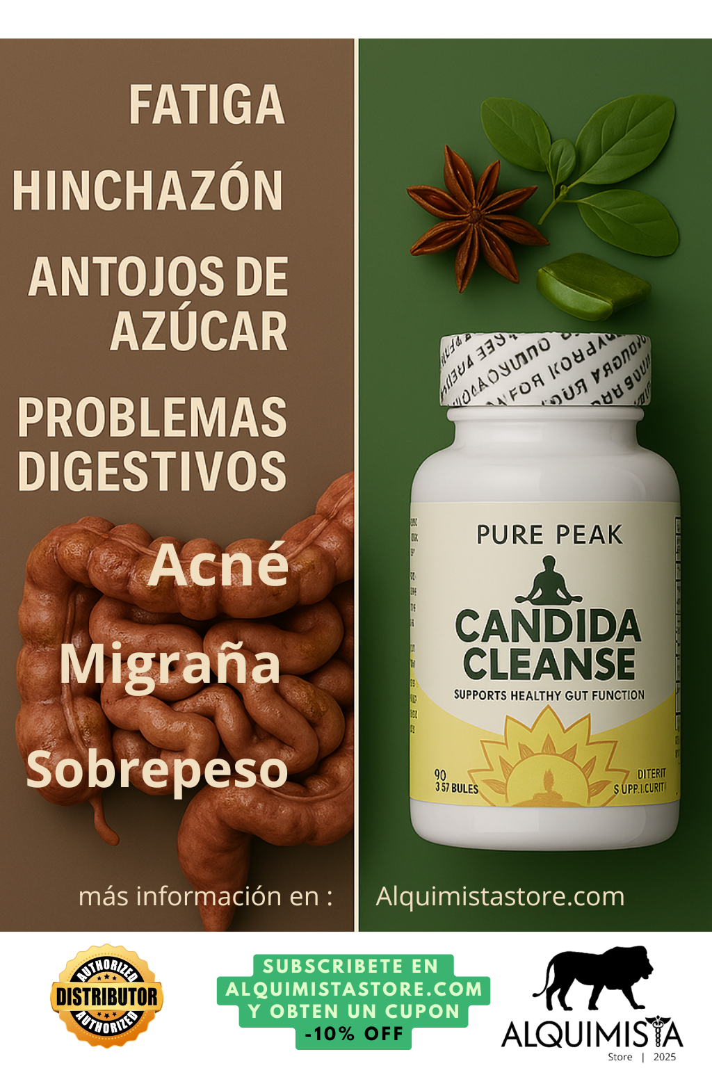 🌿✨ Candida Cleanse – Limpia tu interior, libera tu mente ✨🌿