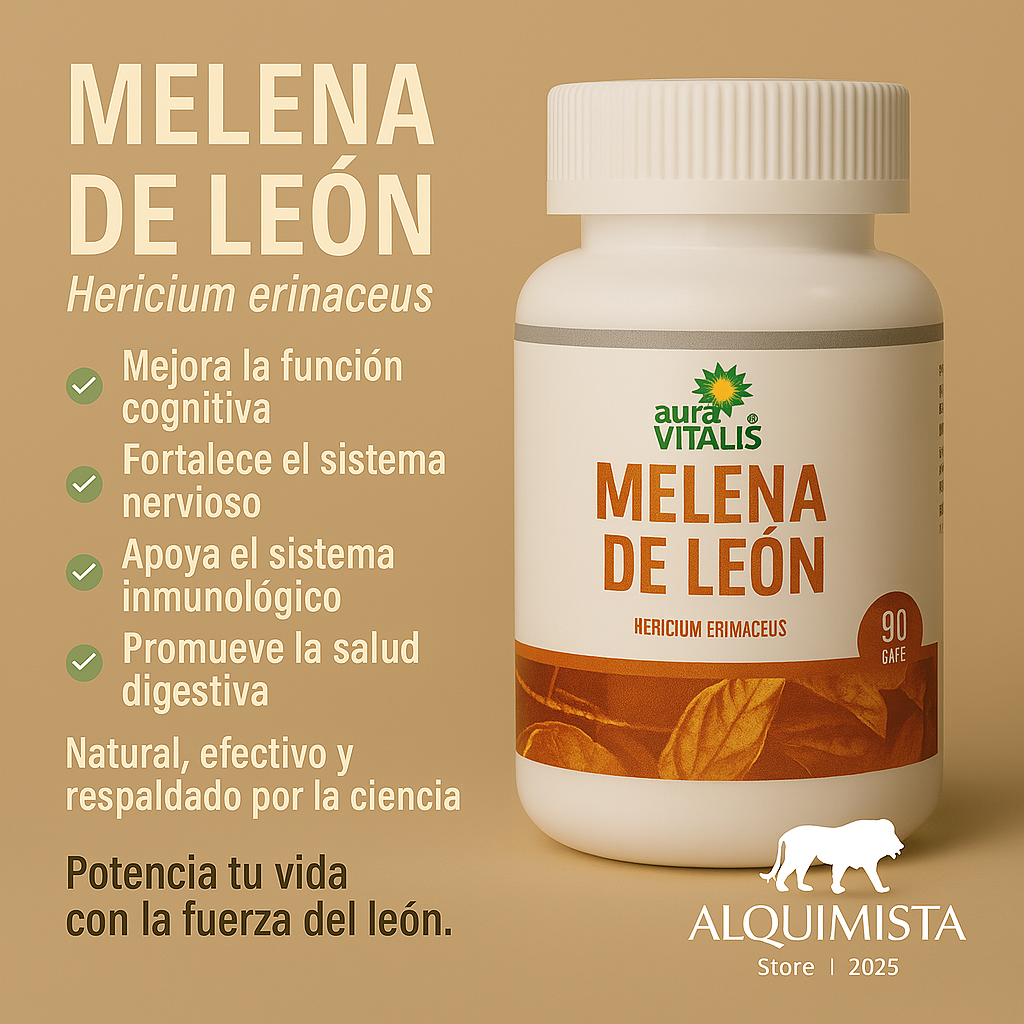 Melena de leon Aura vitalis 90 caps